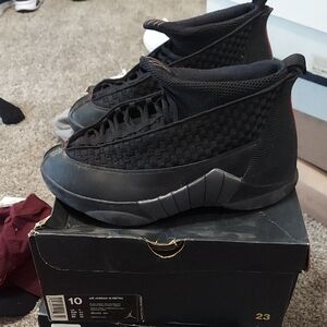 Jordan Black High-Top Sneakers